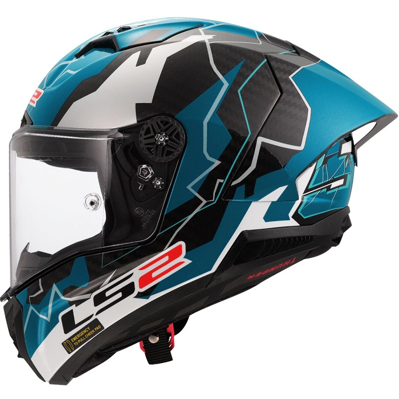 CASCO LS2 THUNDER CARBON GP AERO REPLICA HUERTAS