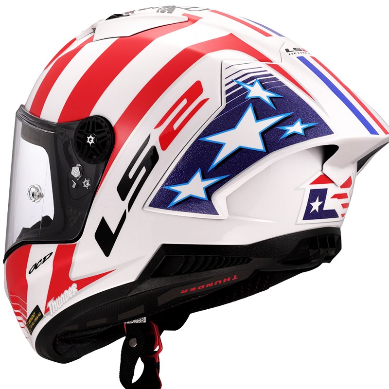 CASCO LS2 THUNDER CARBON GP AERO REPLICA BAZ