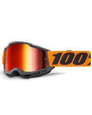 GAFAS 100% ACCURI 2 M2 NARANJA / ROJO ESPEJO