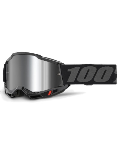 GAFAS 100% ACCURI 2 M2 NEGRO / PLATA ESPEJO