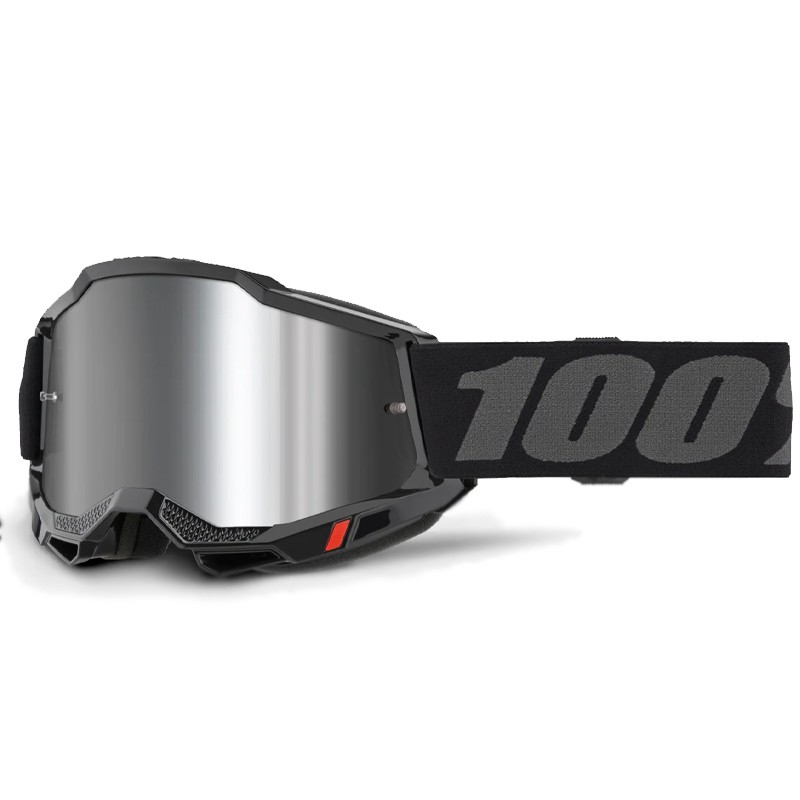 GAFAS 100% ACCURI 2 M2 NEGRO / PLATA ESPEJO