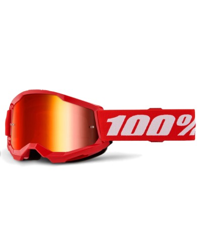 GAFAS 100% STRATA 2 M2 ROJO / ROJO ESPEJO