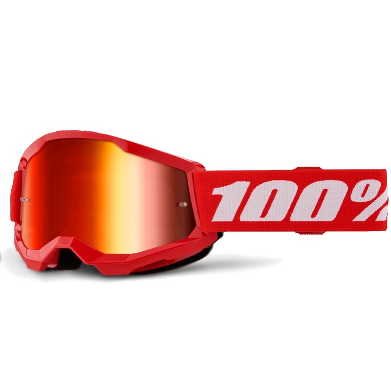 GAFAS 100% STRATA 2 M2 ROJO / ROJO ESPEJO