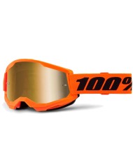 GAFAS 100% STRATA 2 M2 NARANJA / ORO ESPEJO