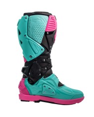 BOTAS SIDI CROSSFIRE 3 SRS BLACK/GREEN MINT/PINK