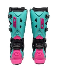 BOTAS SIDI CROSSFIRE 3 SRS BLACK/GREEN MINT/PINK