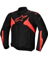 CHAQUETA ALPINESTARS T-JAWS V4 WP BLACK/RED FLUO