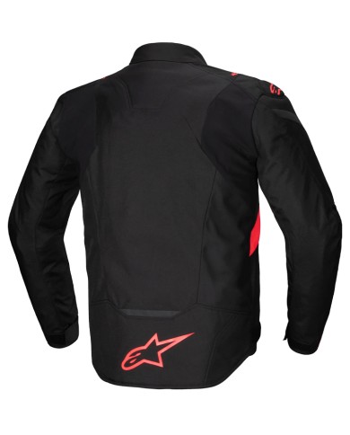 CHAQUETA ALPINESTARS T-JAWS V4 WP BLACK/RED FLUO