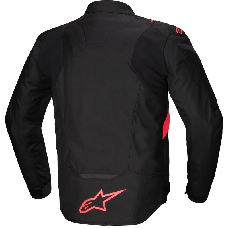 CHAQUETA ALPINESTARS T-JAWS V4 WP BLACK/RED FLUO