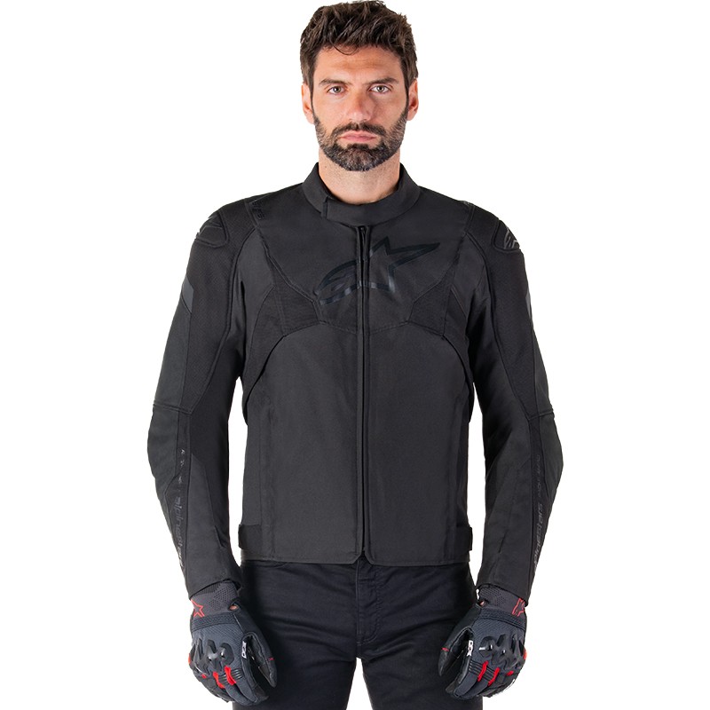 CHAQUETA ALPINESTARS T-JAWS V4 WP BLACK/BLACK