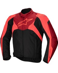 CHAQUETA ALPINESTARS T-JAWS V4 WP BLACK/RED FLUO/DARK RED