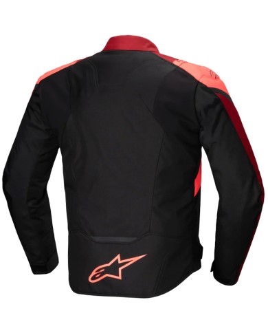 CHAQUETA ALPINESTARS T-JAWS V4 WP BLACK/RED FLUO/DARK RED