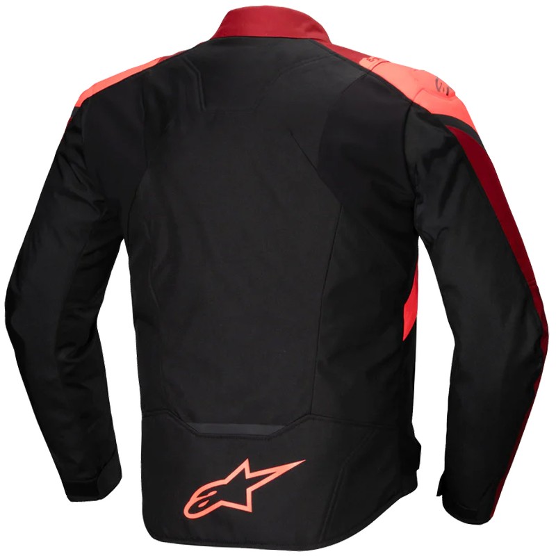 CHAQUETA ALPINESTARS T-JAWS V4 WP BLACK/RED FLUO/DARK RED