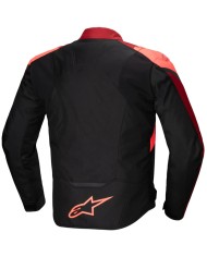 CHAQUETA ALPINESTARS T-JAWS V4 WP BLACK/RED FLUO/DARK RED