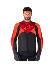 CHAQUETA ALPINESTARS T-JAWS V4 WP BLACK/RED FLUO/DARK RED