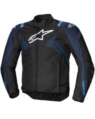 CHAQUETA ALPINESTARS T-JAWS V4 WP BLACK/DARK BLUE/BLITHE BLUE