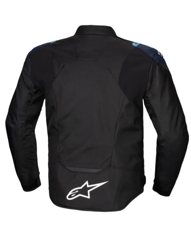 CHAQUETA ALPINESTARS T-JAWS V4 WP BLACK/DARK BLUE/BLITHE BLUE