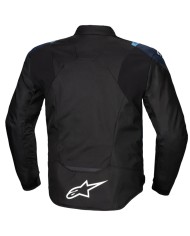 CHAQUETA ALPINESTARS T-JAWS V4 WP BLACK/DARK BLUE/BLITHE BLUE
