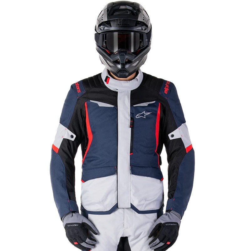 CHAQUETA ALPINESTARS ST-1 WATERPROOF DARK BLUE/BLACK/BRIGHT RED