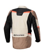 CHAQUETA ALPINESTARS ST-1 WATERPROOF DARK KHAKI/SAND/BLACK/RED FLUO