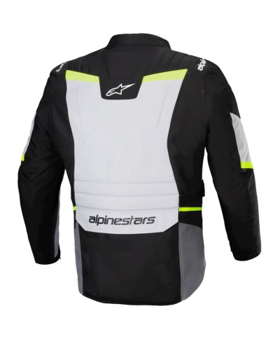 CHAQUETA ALPINESTARS ST-1 WATERPROOF ICE GRAY/BLACK/YELLOW FLUO