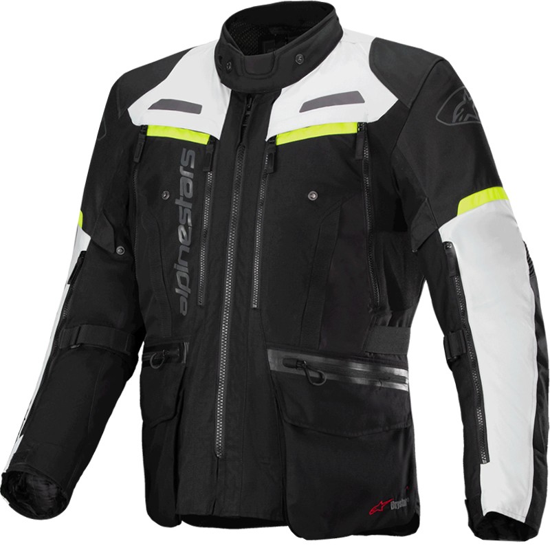 CHAQUETA ALPINESTARS BOGOTA PRO DRYSTAR BLACK/ICE GRAY/YELLOW FLUO