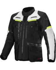 CHAQUETA ALPINESTARS BOGOTA PRO DRYSTAR BLACK/ICE GRAY/YELLOW FLUO