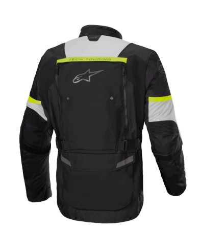 CHAQUETA ALPINESTARS BOGOTA PRO DRYSTAR BLACK/ICE GRAY/YELLOW FLUO