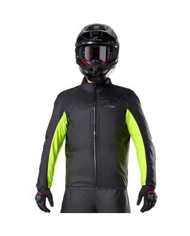 CHAQUETA ALPINESTARS BOGOTA PRO DRYSTAR BLACK/ICE GRAY/YELLOW FLUO
