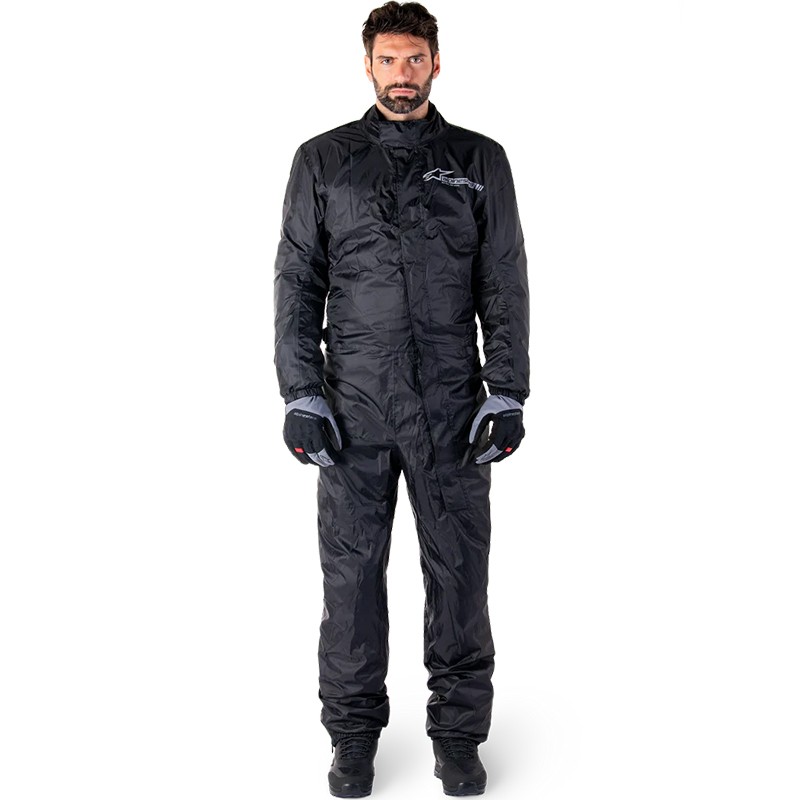 MONO IMPERMEABLE ALPINESTARS HURRICANE RAIN V2 BLACK