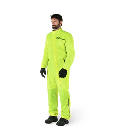 MONO IMPERMEABLE ALPINESTARS HURRICANE RAIN V2 YELLOW FLUO