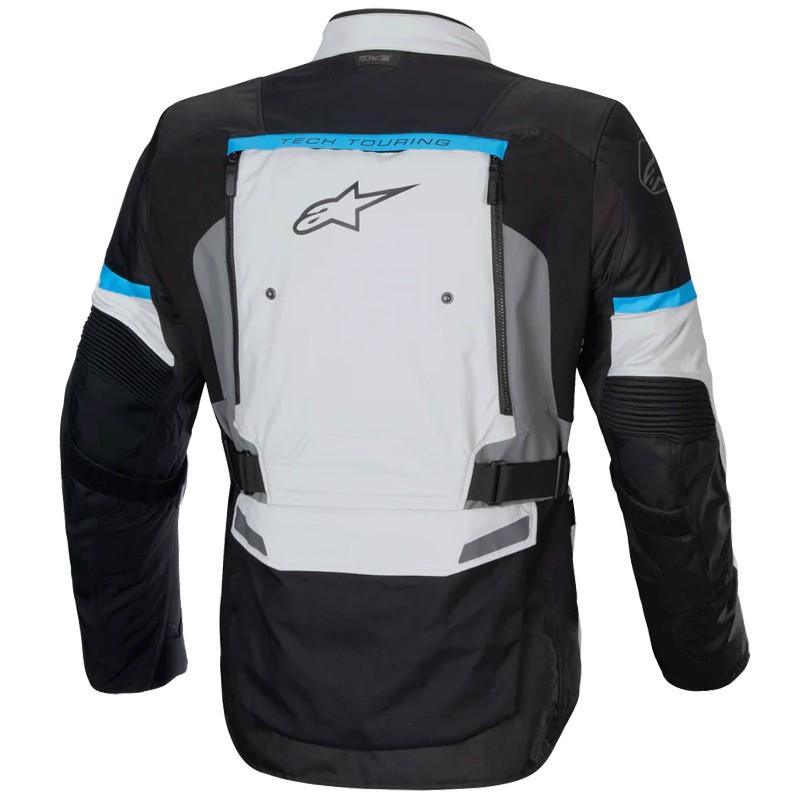 CHAQUETA ALPINESTARS BOGOTA PRO DRYSTAR ICE GRAY/BLACK/CYAN
