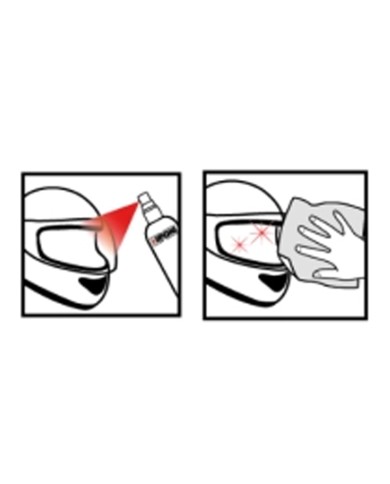 SPRAY REPELENTE DE AGUA IPONE PARA PANTALLAS DE CASCOS 100ML