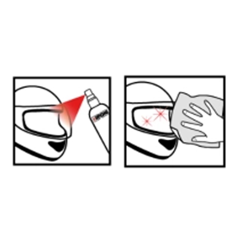 SPRAY REPELENTE DE AGUA IPONE PARA PANTALLAS DE CASCOS 100ML