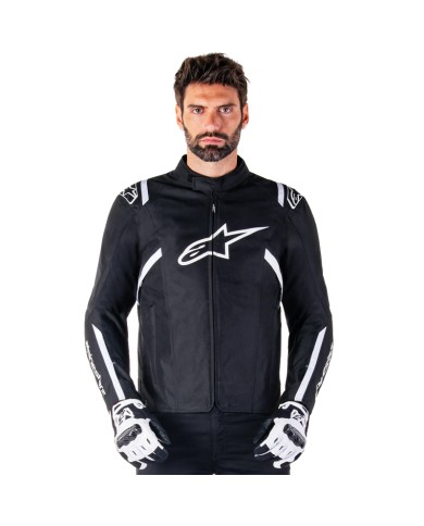 CHAQUETA ALPINESTARS T-SPS V2 WATERPROOF BLACK/WHITE