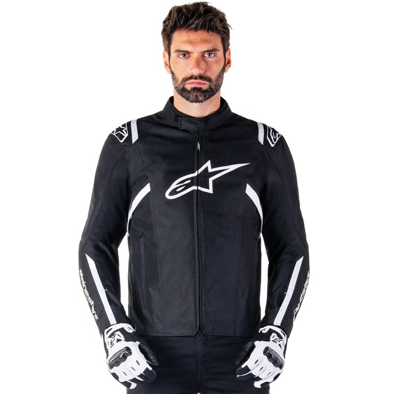CHAQUETA ALPINESTARS T-SPS V2 WATERPROOF BLACK/WHITE