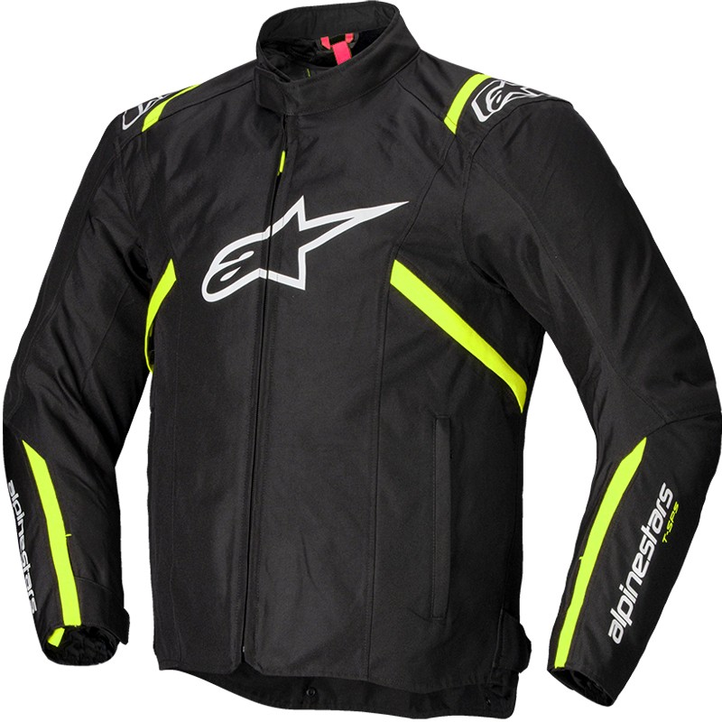 CHAQUETA ALPINESTARS T-SPS V2 WATERPROOF BLACK/WHITE/YELLOW FLUO