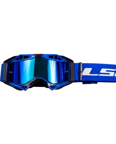 GAFAS LS2 AURA PRO BLACK/BLUE/IRIDIUM VISOR