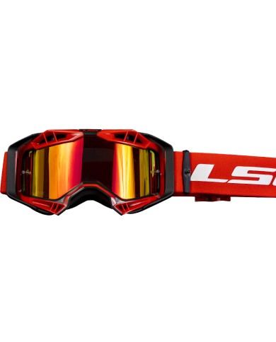 GAFAS LS2 AURA PRO BLACK/RED/IRIDIUM VISOR