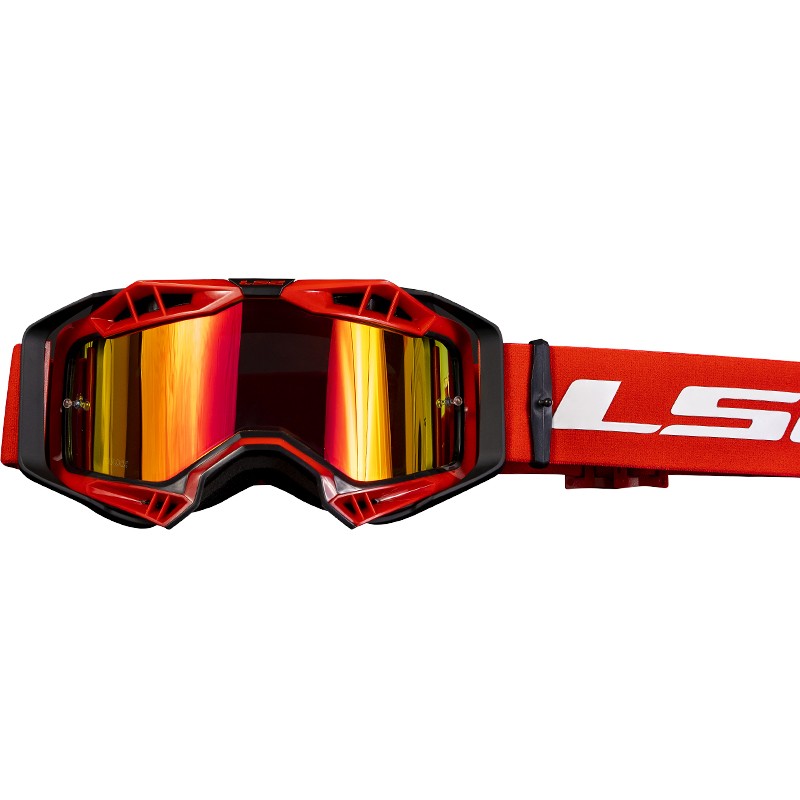 GAFAS LS2 AURA PRO BLACK/RED/IRIDIUM VISOR