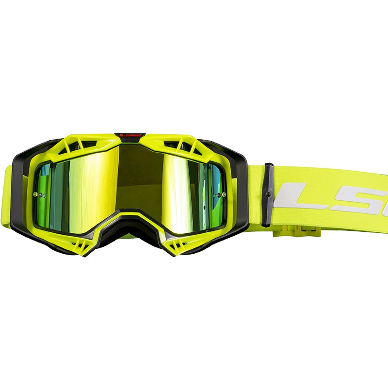 GAFAS LS2 AURA PRO BLACK/YELLOW/IRIDIUM VISOR