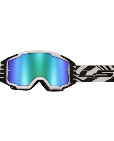 GAFAS LS2 CHARGER PRO WHITE/IRIDIUM VISOR