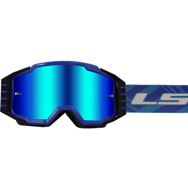GAFAS LS2 CHARGER PRO BLUE/IRIDIUM VISOR