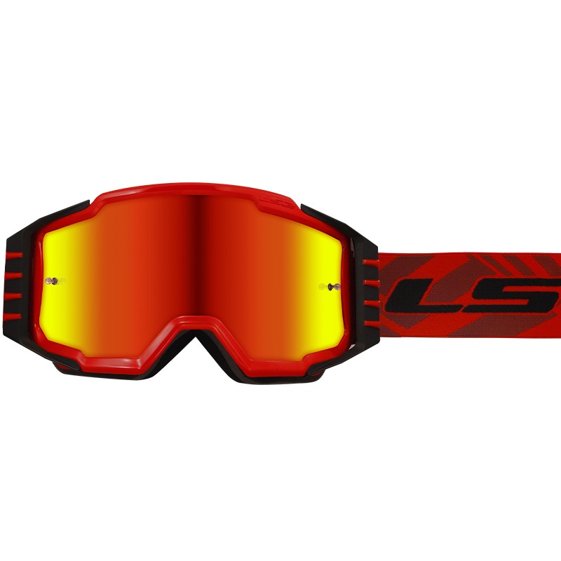 GAFAS LS2 CHARGER PRO RED/IRIDIUM VISOR