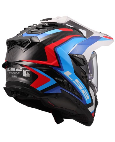 CASCO LS2 EXPLORER CARBON FRONTIER II WHITE/BLUE