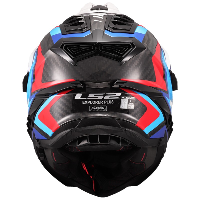 CASCO LS2 EXPLORER CARBON FRONTIER II WHITE/BLUE
