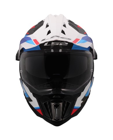 CASCO LS2 EXPLORER CARBON FRONTIER II WHITE/BLUE