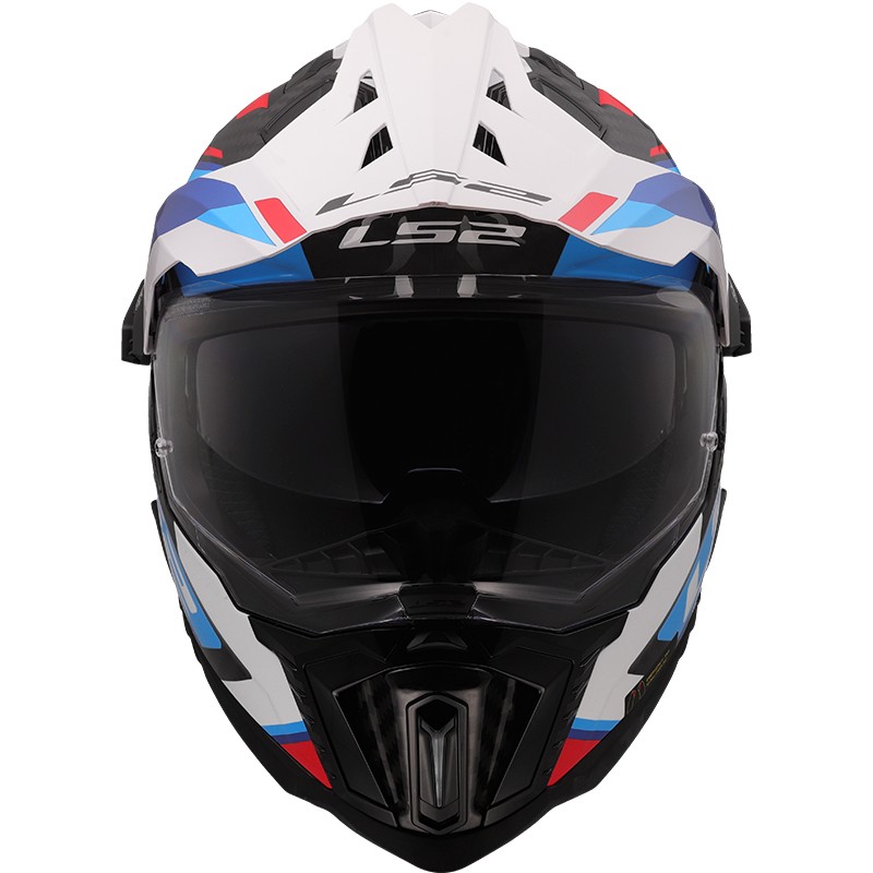 CASCO LS2 EXPLORER CARBON FRONTIER II WHITE/BLUE