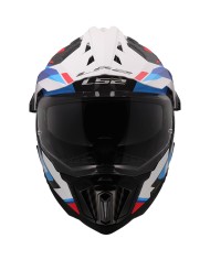 CASCO LS2 EXPLORER CARBON FRONTIER II WHITE/BLUE