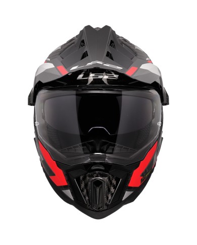 CASCO LS2 EXPLORER CARBON FRONTIER II RED